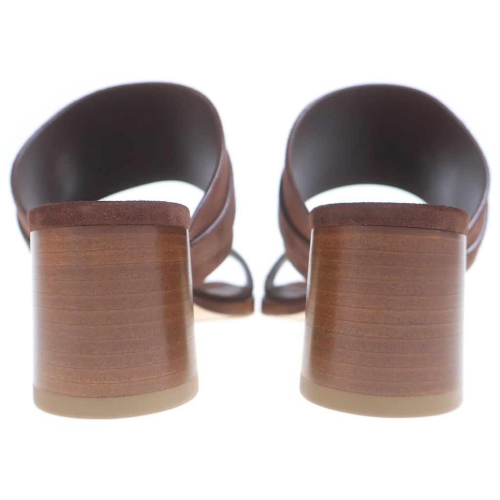 Hermes Platform Sandals Brown — view 3