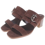 Hermes Platform Sandals Brown — view 2