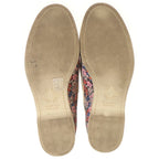 Gucci Flower Canvas Allover Print Deck Low Cut Shoes Beige Pink — view 5