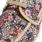Gucci Flower Canvas Allover Print Deck Low Cut Shoes Beige Pink — view 6