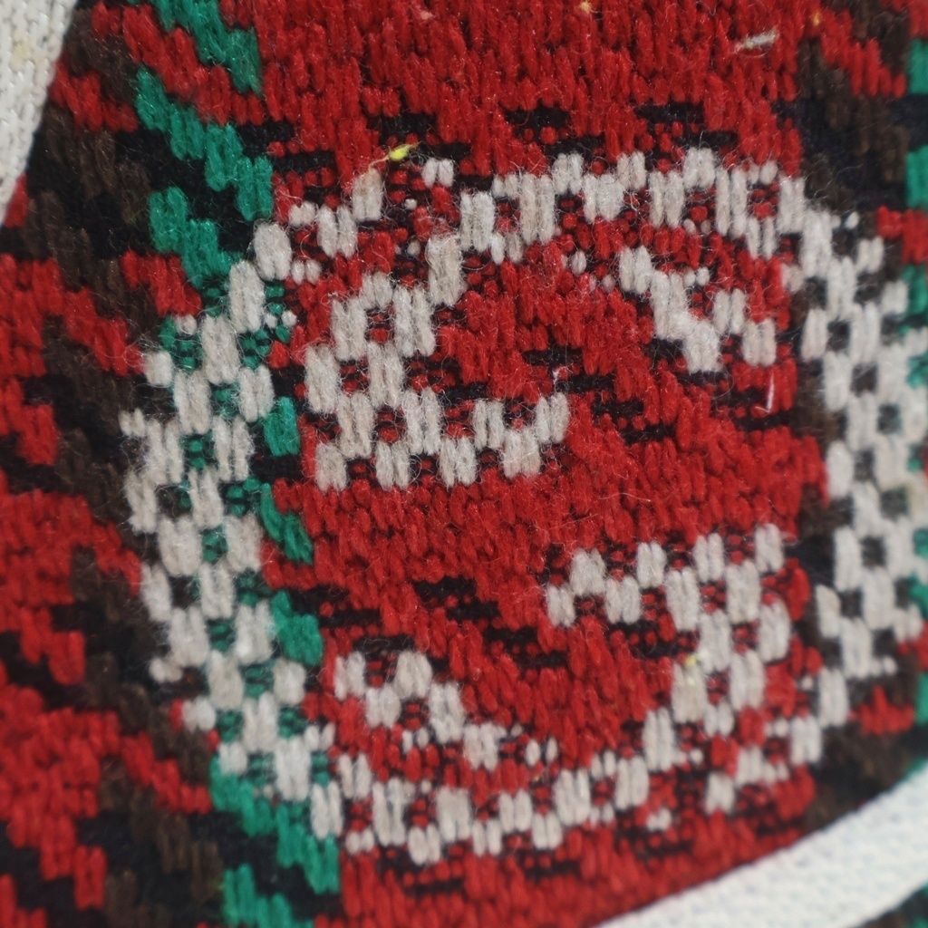 Gucci Tennis Interlocking High Cut Sneakers Red Green — view 6