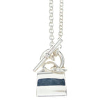 Hermes Amulet Kelly Pendant Chain Necklace Silver — view 3