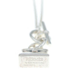 Hermes Amulet Kelly Pendant Chain Necklace Silver — view 5