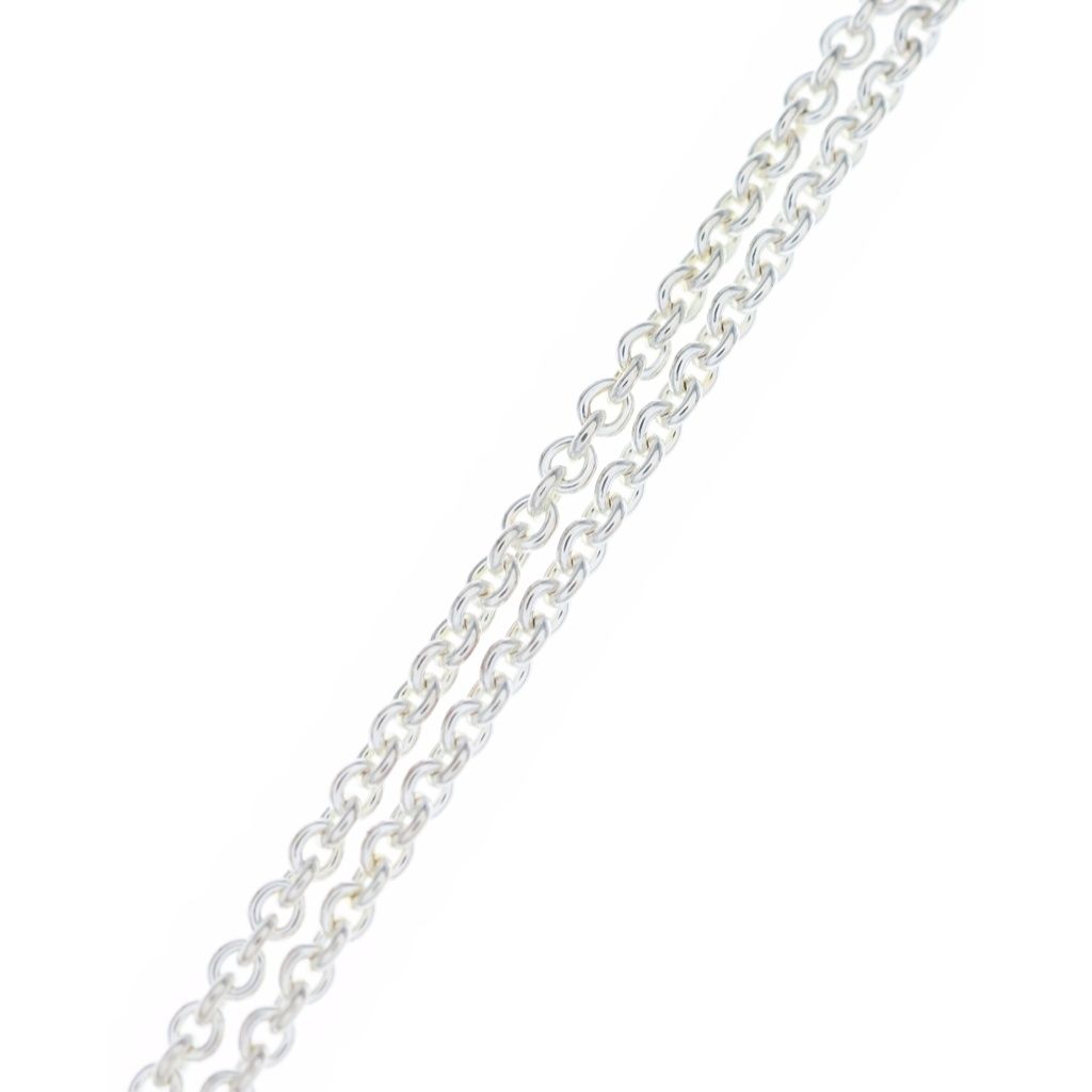 Hermes Amulet Kelly Pendant Chain Necklace Silver — view 4