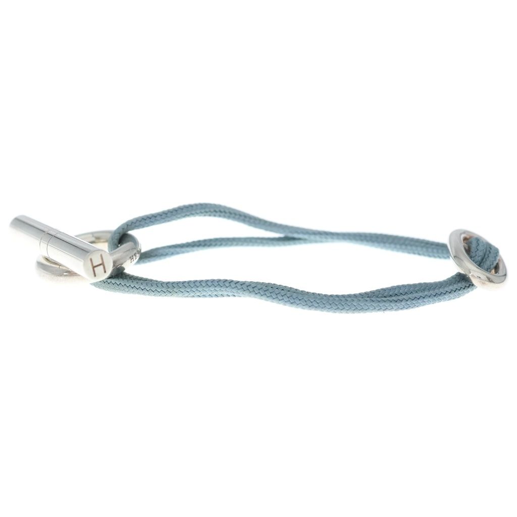 Hermes Chaine D'ancre Skipper Bracelet Silver Light Blue — view 3