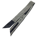 Dior Mitzah Twilly Scarf Black White