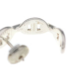 Hermes Chaine D'ancre Hoop Earrings Silver — view 5