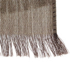 Gucci GG Logo Jacquard Silk Blend Wool Shawl Scarf Beige — view 3