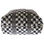 Chanel Cruise Line Travel Bag White Black Gingham Check — view 4
