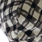 Chanel Cruise Line Travel Bag White Black Gingham Check — view 6