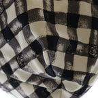 Chanel Cruise Line Travel Bag White Black Gingham Check — view 5