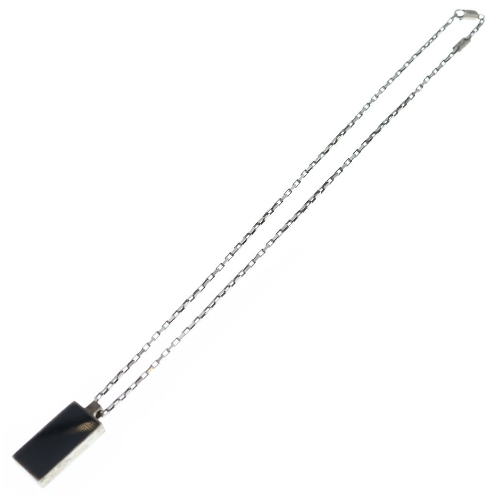 Gucci Capricorn Onyx Venetian Chain Necklace Silver — view 2