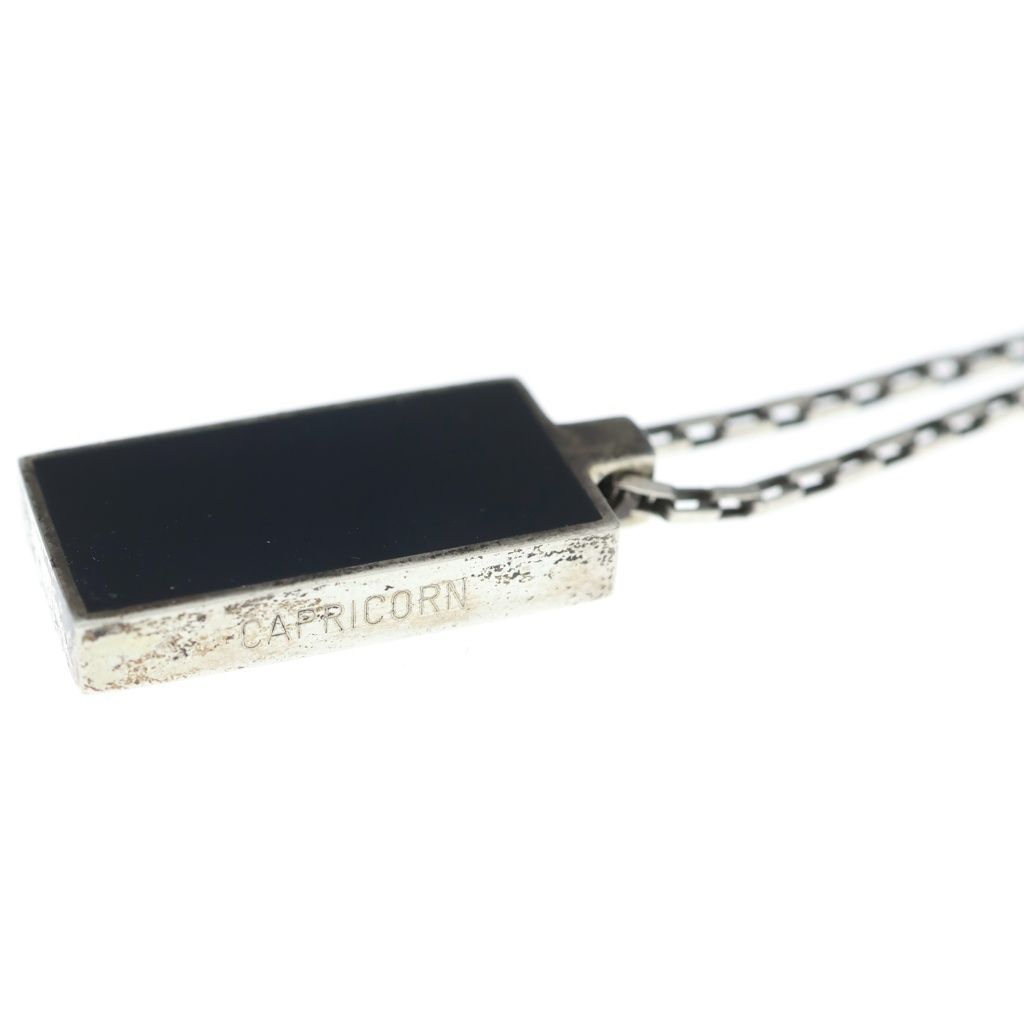 Gucci Capricorn Onyx Venetian Chain Necklace Silver — view 6