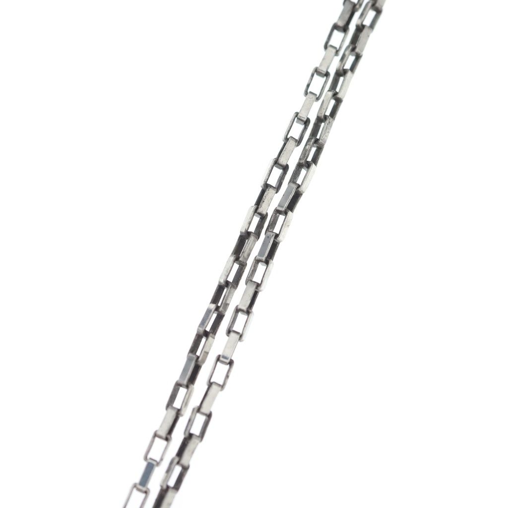 Gucci Capricorn Onyx Venetian Chain Necklace Silver — view 4