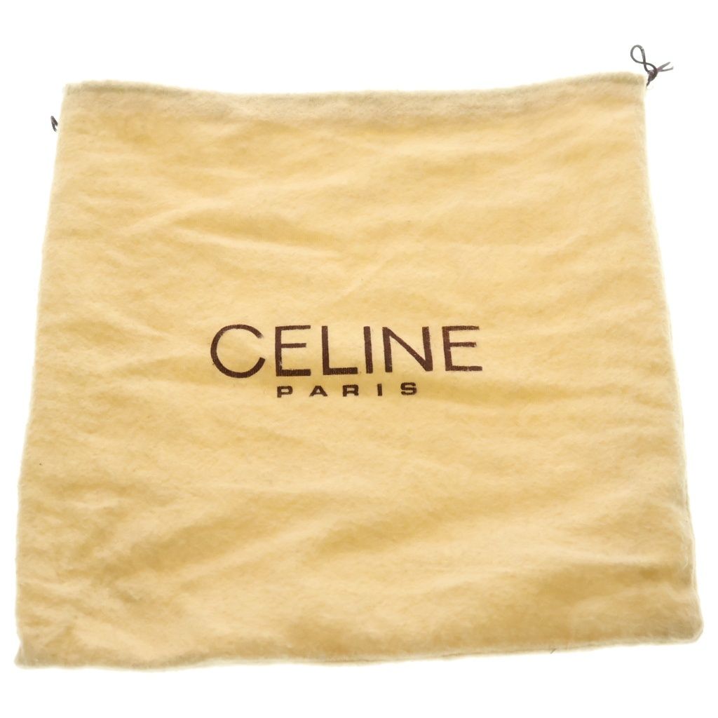 Celine Carriage Handbag Black Leather Gold — view 9