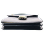 Celine Carriage Handbag Black Leather Gold — view 4