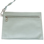 Loewe Hammock 2-Way Shoulder Bag Light Blue Leather Silver — view 9