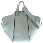 Loewe Hammock 2-Way Shoulder Bag Light Blue Leather Silver — view 2