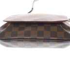 Louis Vuitton Damier Musette Salsa Long Shoulder Bag Brown Leather Gold — view 4