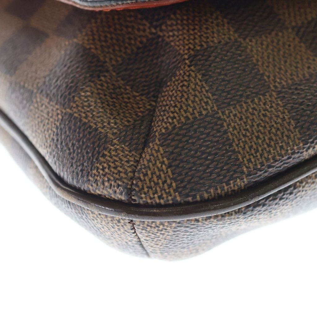 Louis Vuitton Damier Musette Salsa Long Shoulder Bag Brown Leather Gold — view 5
