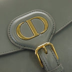 Dior Bobby Leather Shoulder Bag Gray — view 7