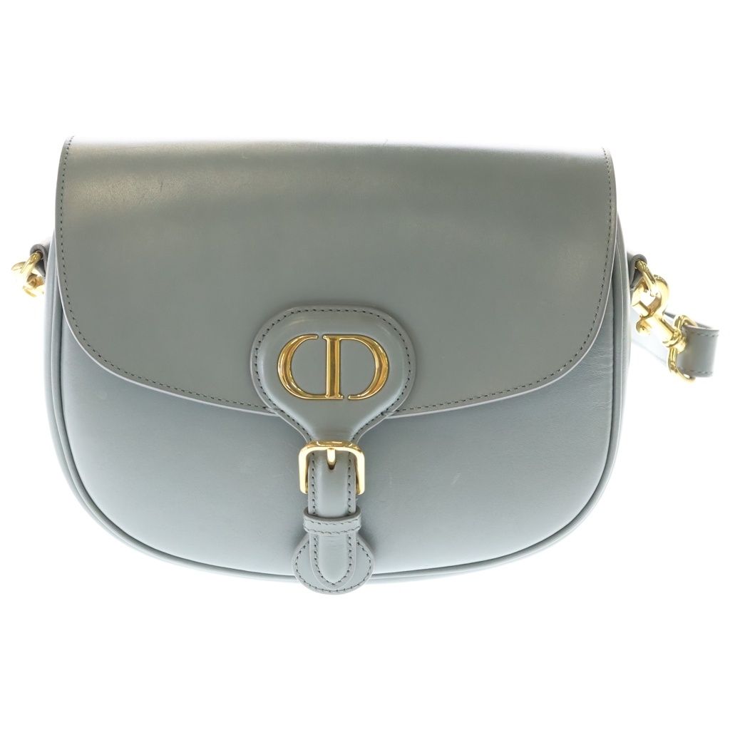 Dior Bobby Leather Shoulder Bag Gray