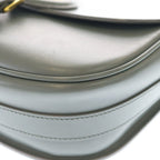 Dior Bobby Leather Shoulder Bag Gray — view 5