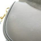 Dior Bobby Leather Shoulder Bag Gray — view 6