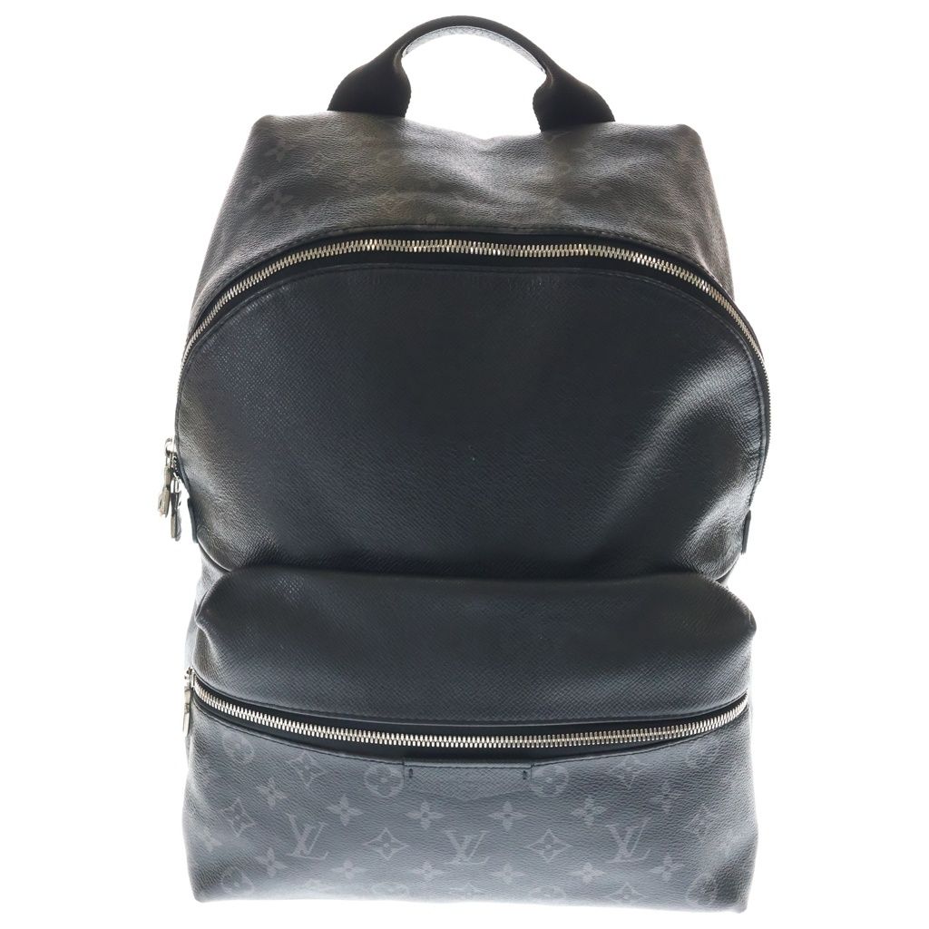 Louis Vuitton Discovery Backpack Monogram Eclipse Taigarama Leather Black