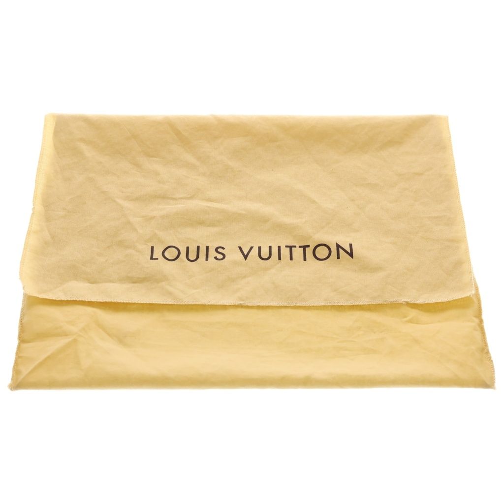 Louis Vuitton Monogram Multicolor Tourville Blanc Handbag White Brown Leather — view 9