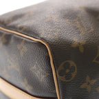 Louis Vuitton Monogram Speedy 25 2-Way Boston Bag Brown Leather Gold — view 5