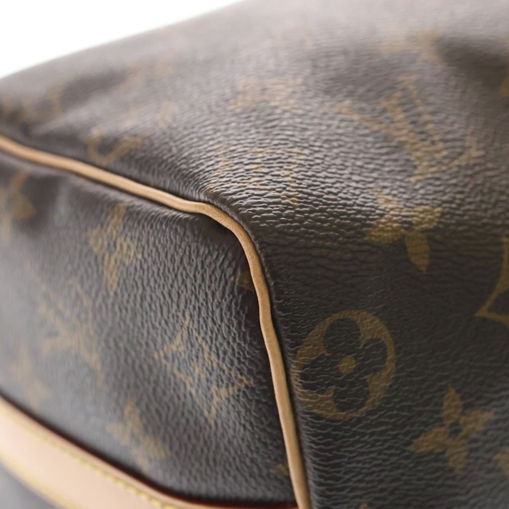 Louis Vuitton Monogram Speedy 25 2-Way Boston Bag Brown Leather Gold — view 5