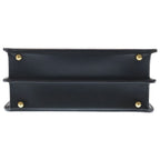 Fendi Peekaboo Eye Small 2-Way Shoulder Bag Black Leather Gold — view 4