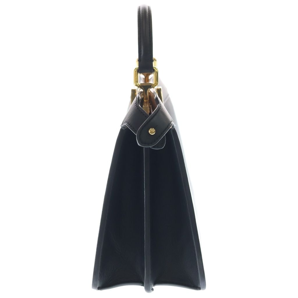 Fendi Peekaboo Eye Small 2-Way Shoulder Bag Black Leather Gold — view 3