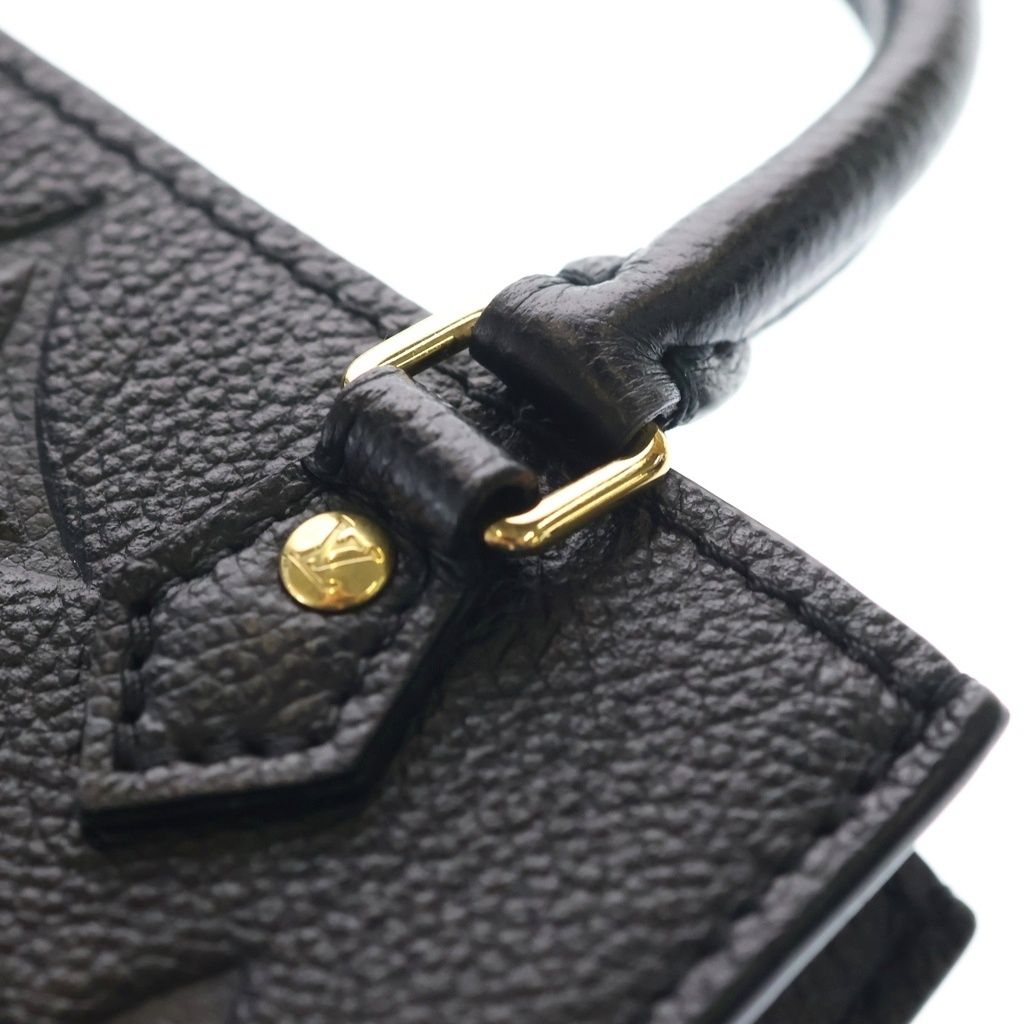 Louis Vuitton Monogram Empreinte Petite Sac Plat Mini Shoulder Bag Black Noir — view 6
