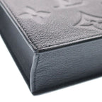 Louis Vuitton Monogram Empreinte Petite Sac Plat Mini Shoulder Bag Black Noir — view 5