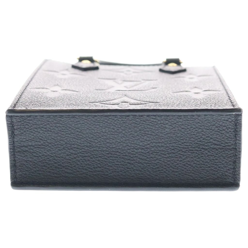 Louis Vuitton Monogram Empreinte Petite Sac Plat Mini Shoulder Bag Black Noir — view 4