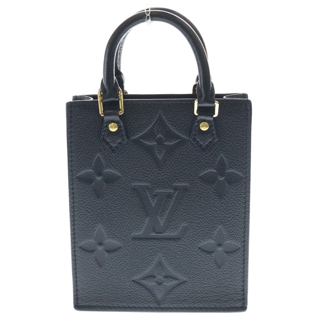 Louis Vuitton Monogram Empreinte Petite Sac Plat Mini Shoulder Bag Black Noir — view 2