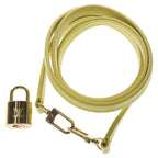 Louis Vuitton Alma BB 2-Way Shoulder Bag White Light Yellow Canvas Leather Gold — view 8