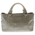 Celine Boogie Handbag Gold Leather Silver — view 2