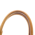 Louis Vuitton Monogram Sac Plat Tote Brown Leather Gold — view 7