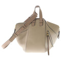 Loewe Hammock Small Shoulder Bag Beige Brown Leather Gold
