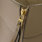 Loewe Hammock Small Shoulder Bag Beige Brown Leather Gold — view 7