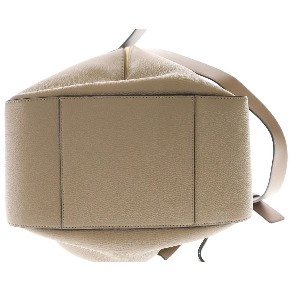 Loewe Hammock Small Shoulder Bag Beige Brown Leather Gold — view 4