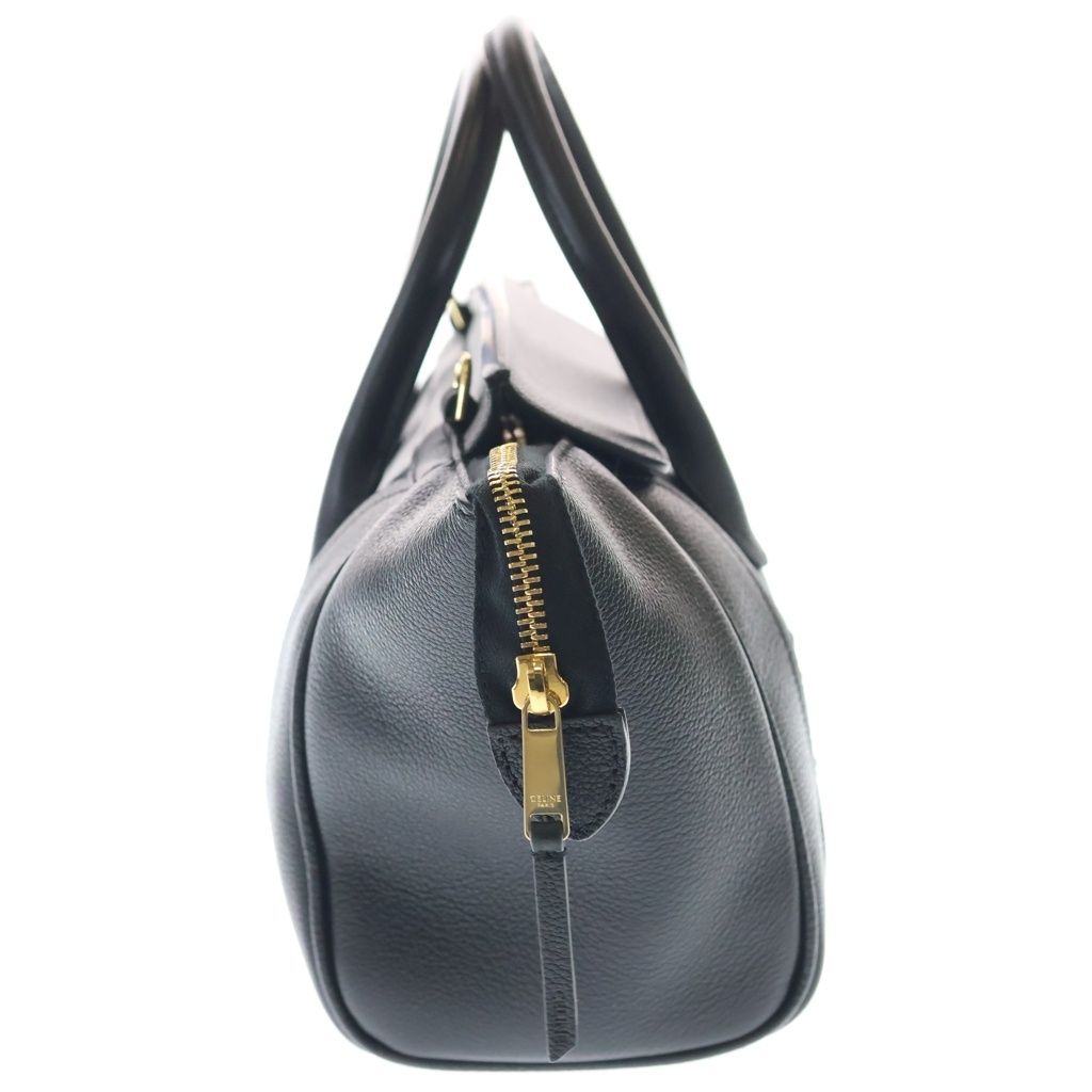 Celine Little Luggage Leather 2-Way Bag Gold Black — view 3