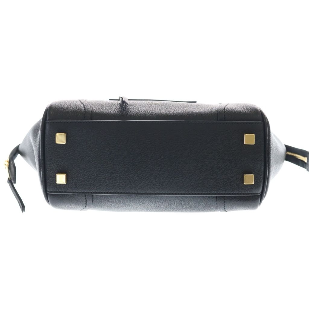 Celine Little Luggage Leather 2-Way Bag Gold Black — view 4