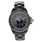 Chanel SE Quartz Black Ceramic Watch Dial