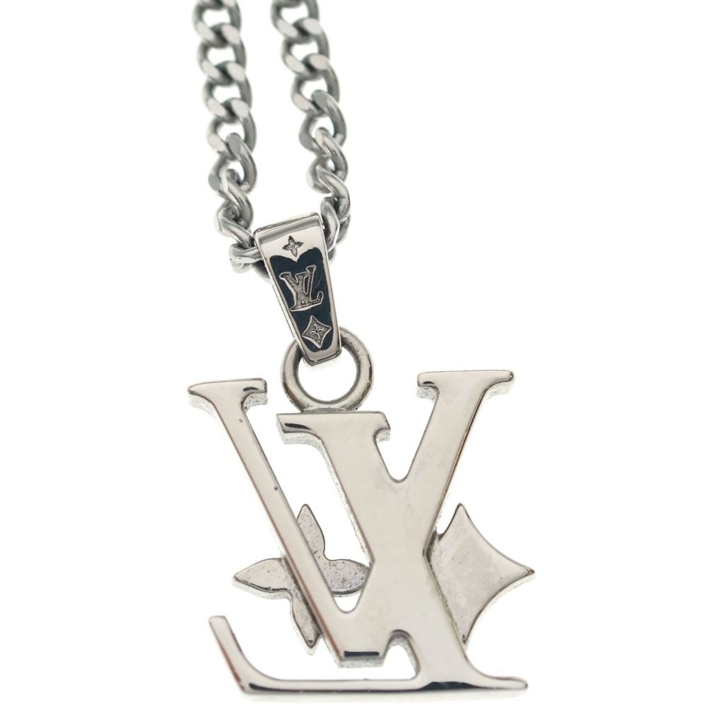 Louis Vuitton Monogram Low Logo Pendant Silver — view 5