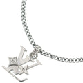 Louis Vuitton Monogram Low Logo Pendant Silver
