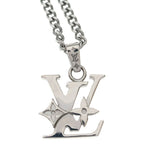 Louis Vuitton Monogram Low Logo Pendant Silver — view 3